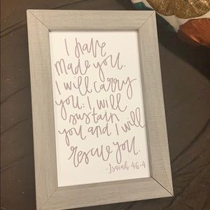 Bible verse decor